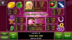 Lucky Lady's Charm Deluxe Slot