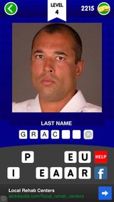 Icon UFC Fighter Pop Quiz: Guess what's that ultimate mma athlete in this word trivia game!