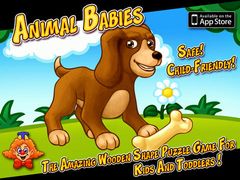   -         (Animal Babies - The Amazing Wooden Shape Puzzle Game For Kids And Toddlers)