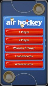   - Air Hockey
